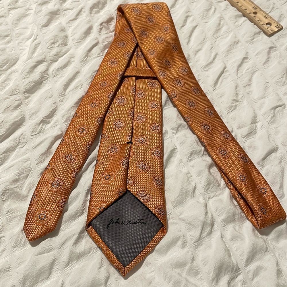 Orange with blue John W. Nordstrom tie